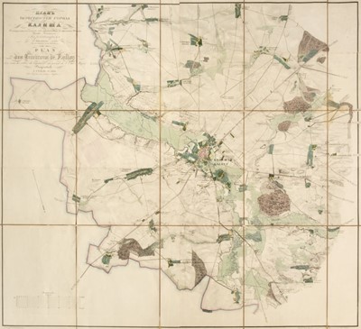 Lot 174 - Poland. D'Avignon (Francis. F.), Plan des Environs de Kalisz..., Paris, circa 1835