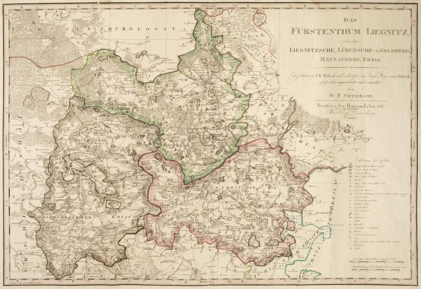 Lot 190 - Silesia. Homann (J. B. & Sotzmann D. F.),