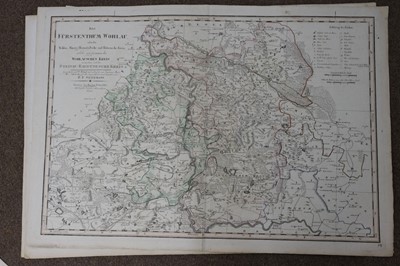 Lot 190 - Silesia. Homann (J. B. & Sotzmann D. F.), Four regional mas of Silesia, circa 1813