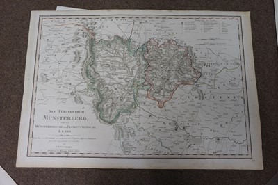Lot 190 - Silesia. Homann (J. B. & Sotzmann D. F.), Four regional mas of Silesia, circa 1813