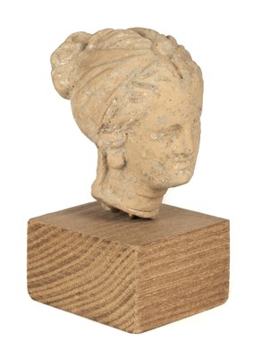 Lot 186 - Roman. A Roman terracotta bust of a goddess, circa 2-3rd century AD