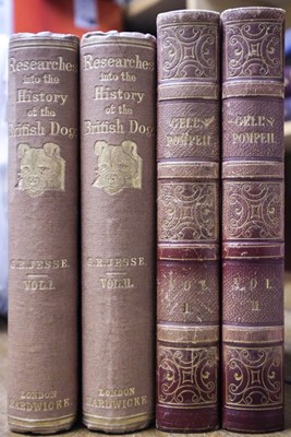 Lot 202 - Jesse (George R.). Researches into the History of the British Dog, 2 vols., 1866