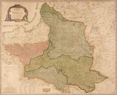 Lot 184 - Poland. Von Reilly (Joseph). Karte von Polen nach Sotzmann, 1796