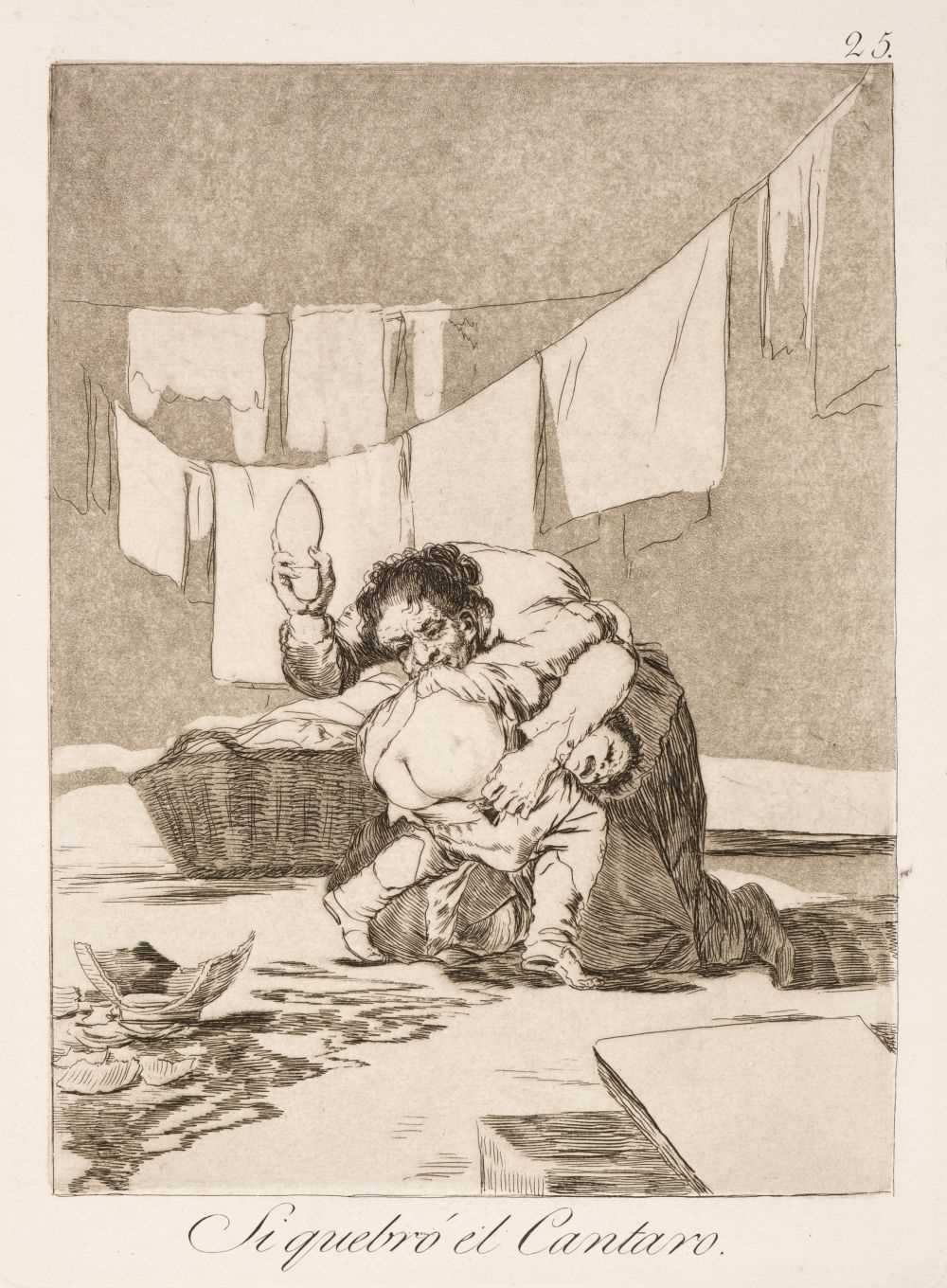 Lot 341 - Goya (Francisco de, 1746-1828). Si quebro el Cantaro, 1799