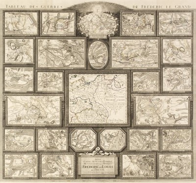 Lot 183 - Poland. Tableau des Guerres de Frederic Le Grand, Berlin, 1786