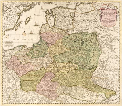 Lot 175 - Poland. De Wit (Frederick). Reipublicae et Status Generalis Poloniae..., circa 1695