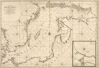Lot 154 - Baltic Sea. Jaillot (A. H.), Carte de la Mer Baltique..., circa 1705
