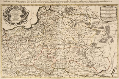 Lot 180 - Poland. Jaillot (Alexis Hubert), Estats de Pologne Subdivises..., 1692