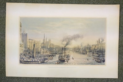 Lot 272 - London. Parrott (William), Six lithographic views of London, 1841