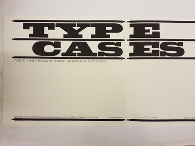 Lot 235 - Kitching (Alan). Type Cases, 1995