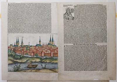 Lot 188 - Schedel (Hartmann). Cracovia,1493