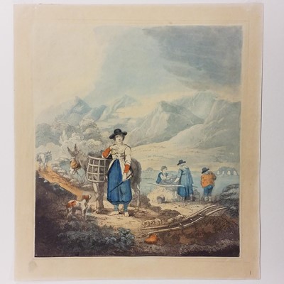 Lot 211 - Harding (J. W.). Four plates from 'Sketches in North Wales, 1810