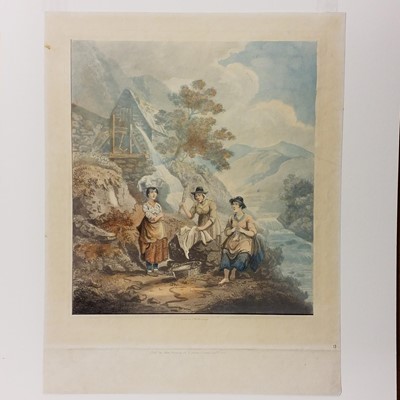 Lot 211 - Harding (J. W.). Four plates from 'Sketches in North Wales, 1810