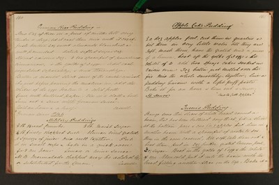 Lot 366 - Manuscript Cookery Book. A mid/late 19th century recipe book