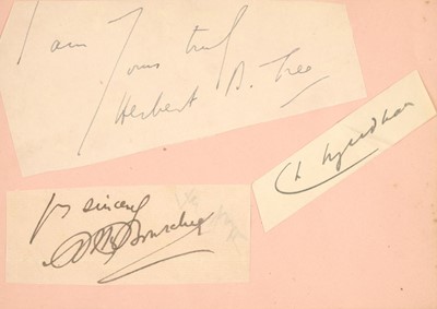 Lot 626 - Literary and Theatrical Autographs.