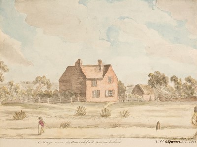 Lot 469 - Domestic Architecture. Cottage near Sutton-colefield, Warwickshire, 1802