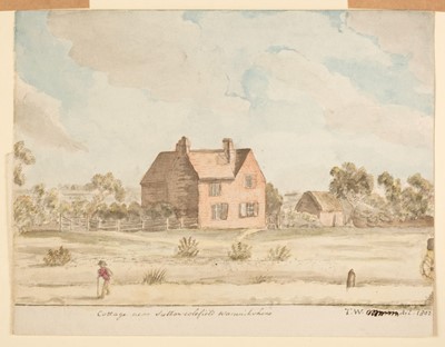 Lot 469 - Domestic Architecture. Cottage near Sutton-colefield, Warwickshire, 1802