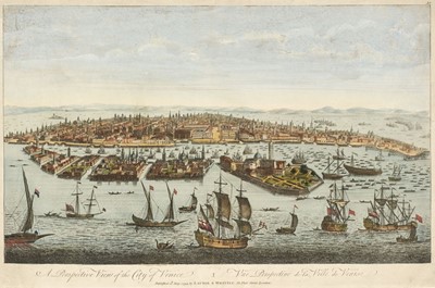 Lot 243 - Venice. Laurie & Whittle (publishers), A Perspective view of the City of Venice, 1794
