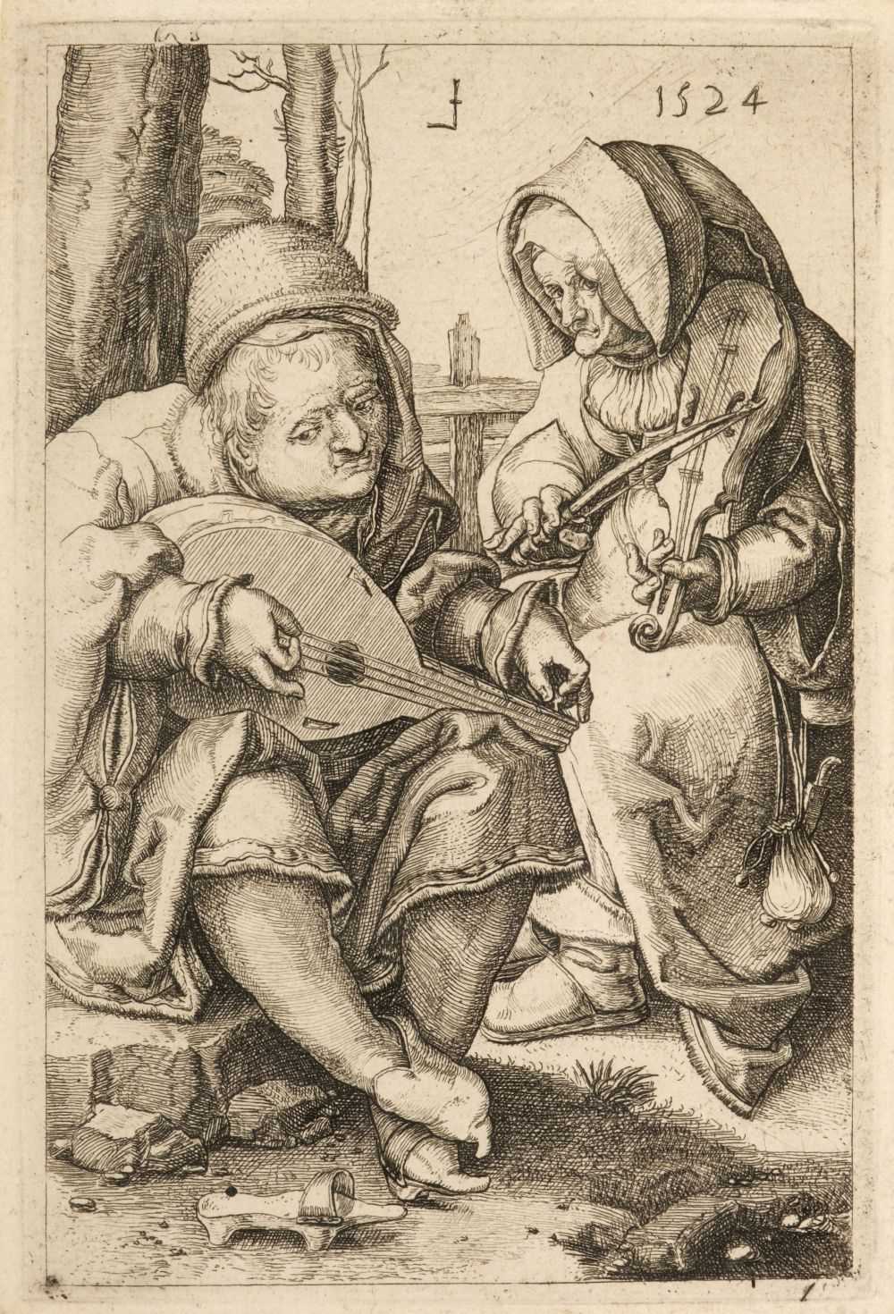 Lot 345 - Leyden (Lucas van, 1494-1533). The Musicians, 1524