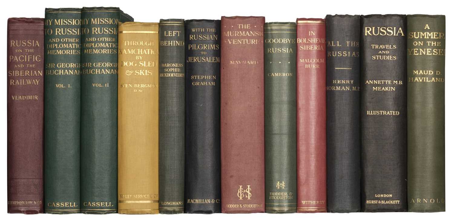 Lot 46 - Buchanan (Sir George). My Mission to Russia, 1st edition, 1923, & 10 others on Russia