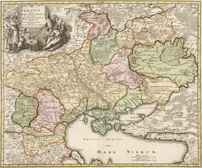 Lot 195 - Ukraine. Homann (J. B.), Ukrania quae et Terra Cosaccorum..., circa 1720