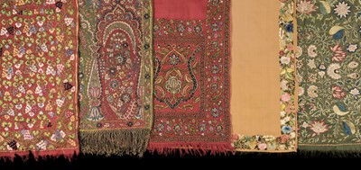 Lot 285 - Shawls. A long Delhi shawl, circa 1850s, & others