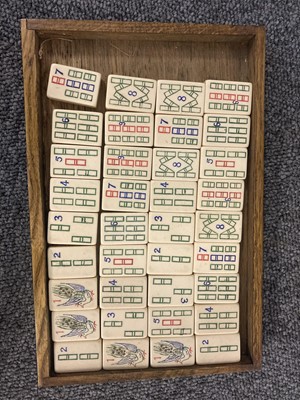 Lot 171 - Mahjong. A 1920s Chinese mahjong set