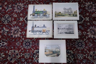 Lot 228 - Railways. A collection of 54 prints and engravings, 19th century