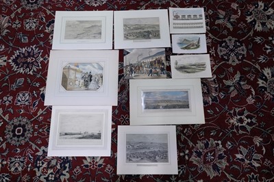 Lot 228 - Railways. A collection of 54 prints and engravings, 19th century