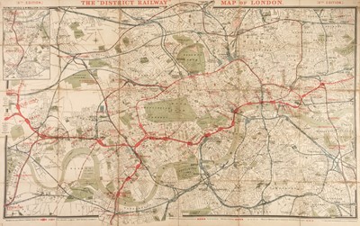 Lot 74 - London. Sampson Low, Marston & Co. Ltd (publishers). Map of London circa 1897