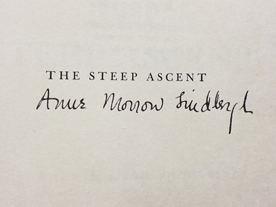 Lot 268 - Lindbergh (Anne Morrow). The Steep Ascent, 1st edition, New York, Harcourt, Brace and Company, 1944