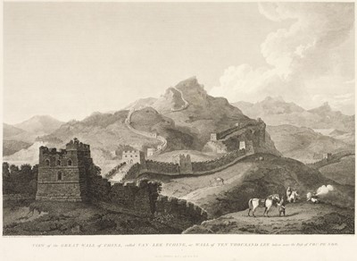 Lot 253 - China. Medland (Thomas), View of the Great Wall of China called Van-Lee-Tching, 1796