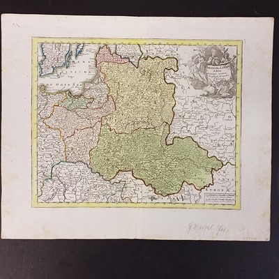 Lot 171 - Poland. A collection of ten maps, 18th century