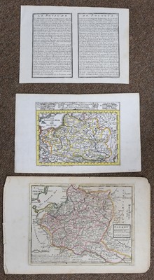 Lot 171 - Poland. A collection of ten maps, 18th century