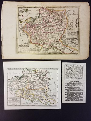 Lot 171 - Poland. A collection of ten maps, 18th century