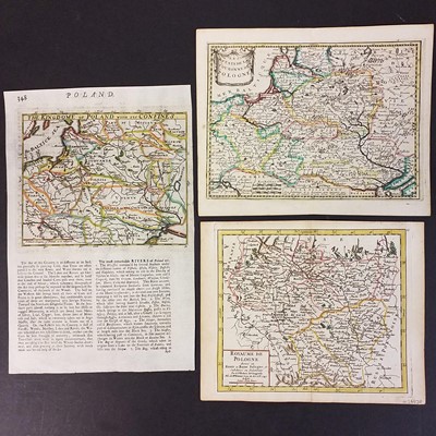 Lot 171 - Poland. A collection of ten maps, 18th century