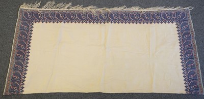 Lot 286 - Shawls. A pair of early-mid 19th century woven Norwich shawls, & others