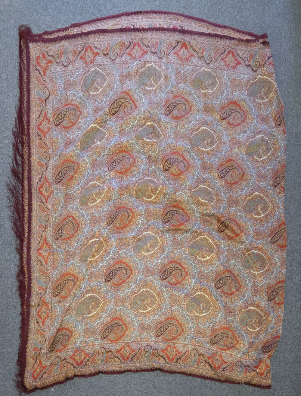 Lot 286 - Shawls. A pair of early-mid 19th century