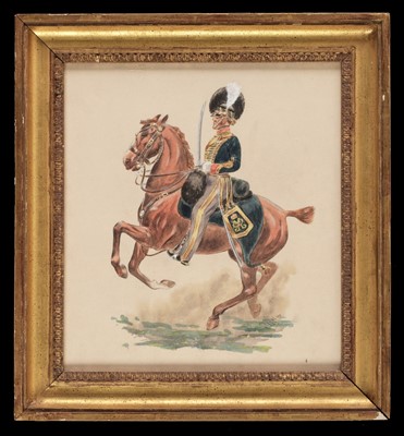 Lot 252 - English School. Royal Horse Artillery circa 1805 and others