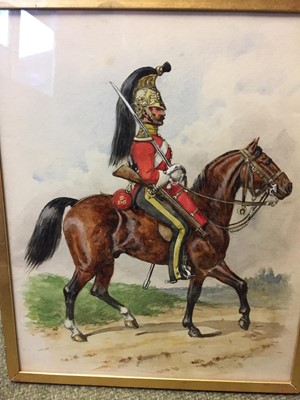 Lot 252 - English School. Royal Horse Artillery circa 1805 and others