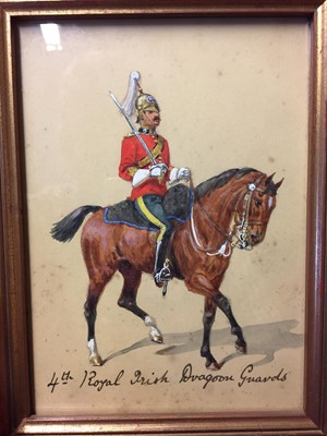 Lot 252 - English School. Royal Horse Artillery circa 1805 and others