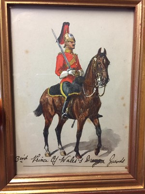 Lot 252 - English School. Royal Horse Artillery circa 1805 and others