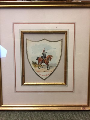 Lot 252 - English School. Royal Horse Artillery circa 1805 and others