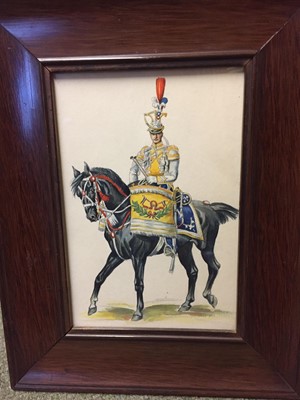 Lot 252 - English School. Royal Horse Artillery circa 1805 and others