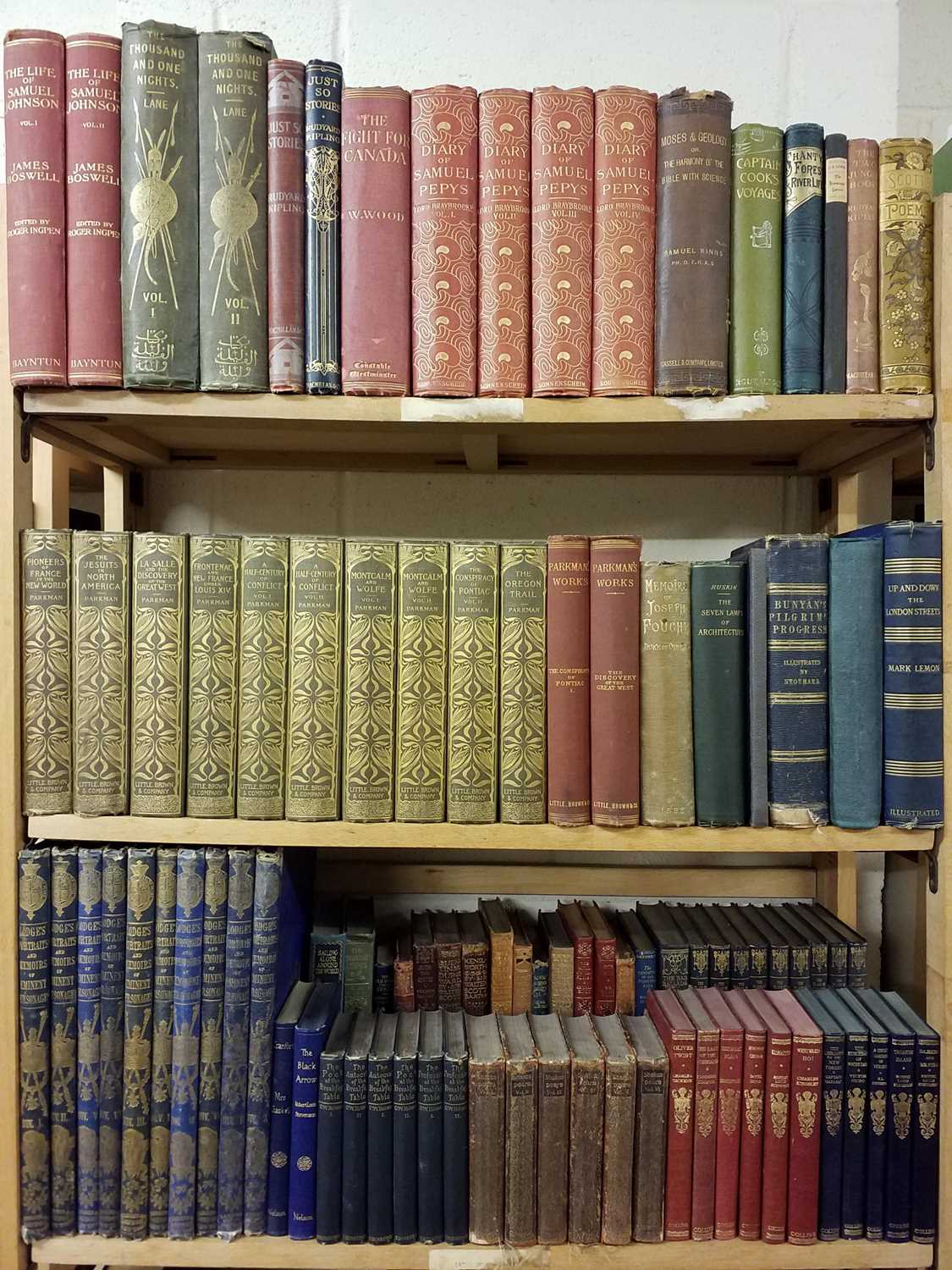 Lot 403 - Literature.  A large collection of 19th & early 20th century literature & reference