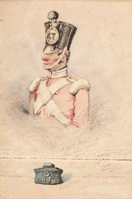 Lot 247 - Dunne (J.J.). The 47th Lancashire Regiment, watercolour and others