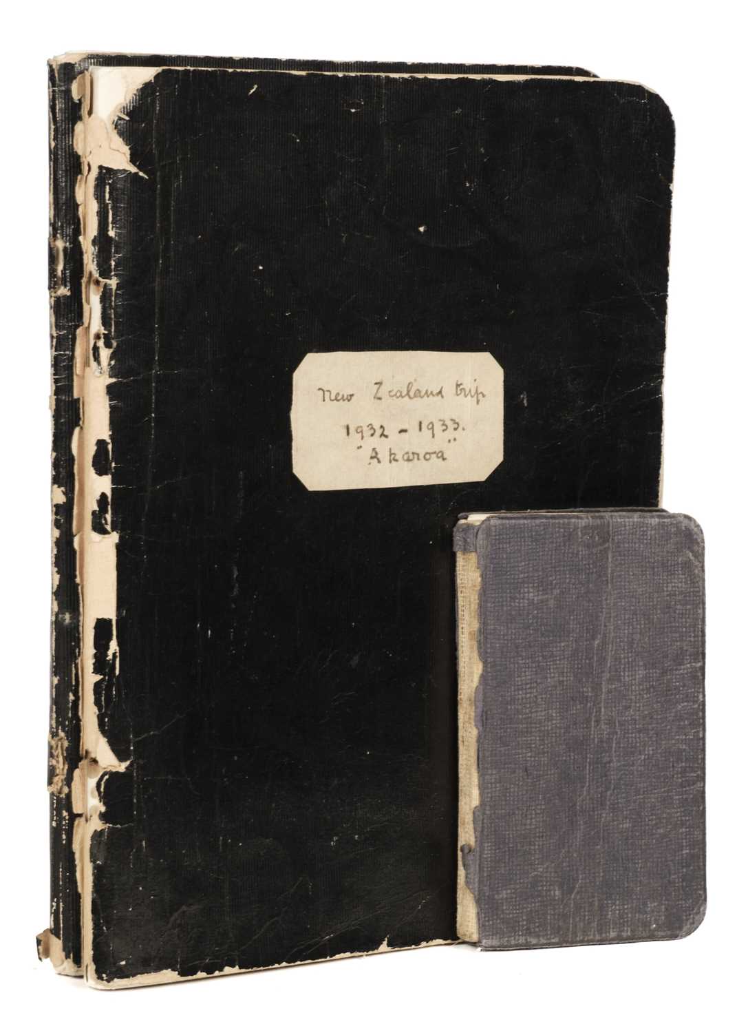 Lot 1 - Australia & New Zealand. Pair of manuscript travel journals, 1932-7