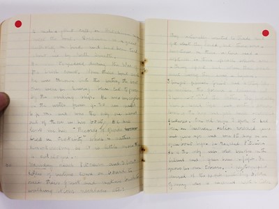 Lot 1 - Australia & New Zealand. Pair of manuscript travel journals, 1932-7