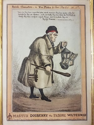 Lot 217 - Heath (William). Parish Characters in ten Plates, Thomas McLean, 1829