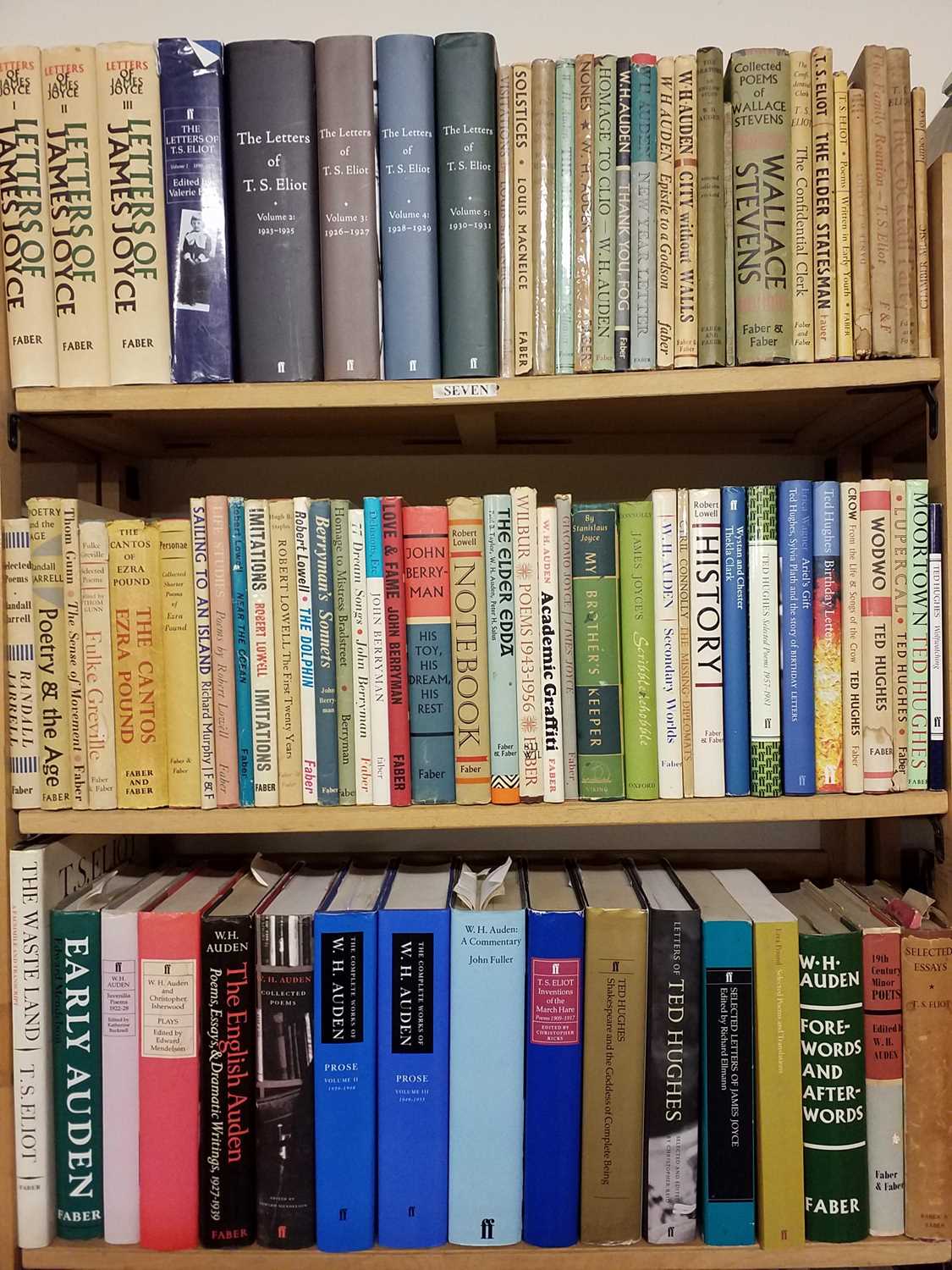 Lot 419 - Faber & Faber. A large collection of Faber & Faber poetry & literature